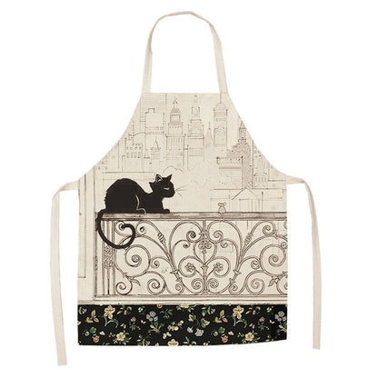 Tablier de chat mignon style dessin animé européen et américain