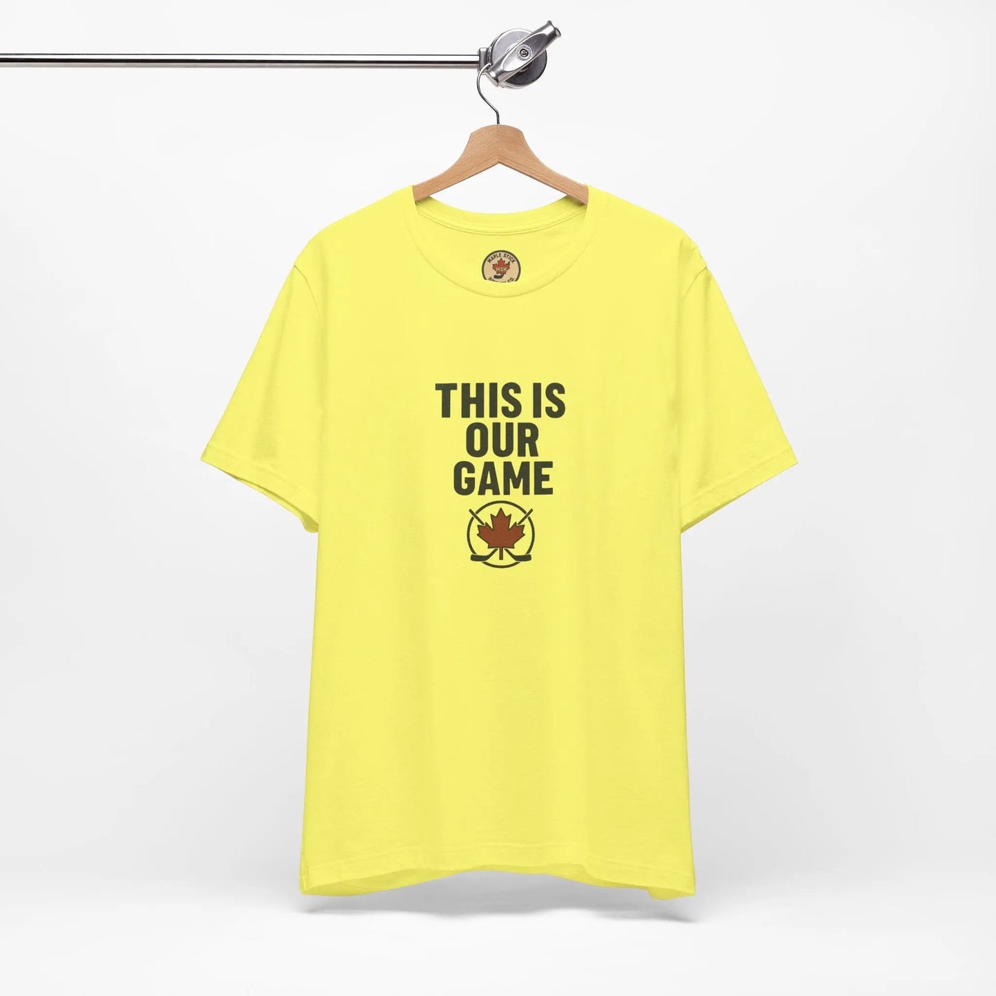 T-shirt de supporter de hockey Maple Stick – L'esprit des jours de match
