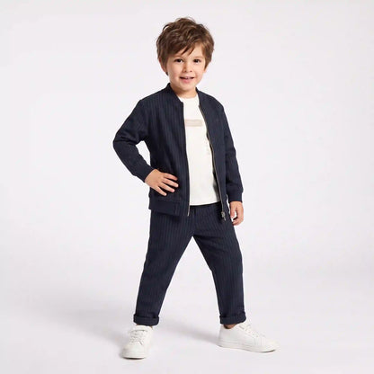 Soft Stripes Boys 3PC Dress Set