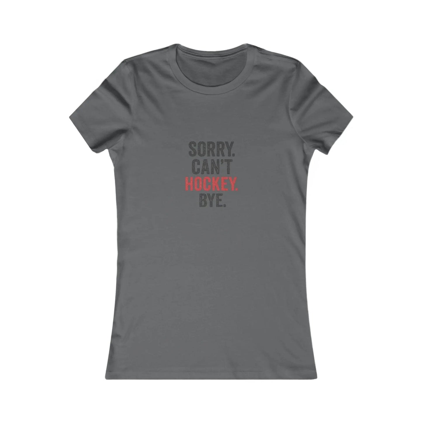 Désolé, je ne peux pas, je suis au hockey. Au revoir. T-shirt drôle pour maman de hockey.