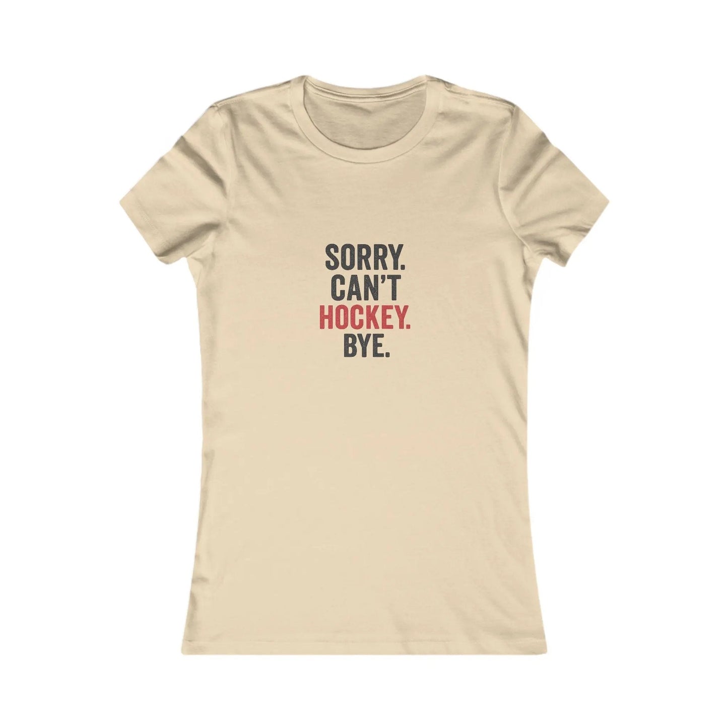 Désolé, je ne peux pas, je suis au hockey. Au revoir. T-shirt drôle pour maman de hockey.