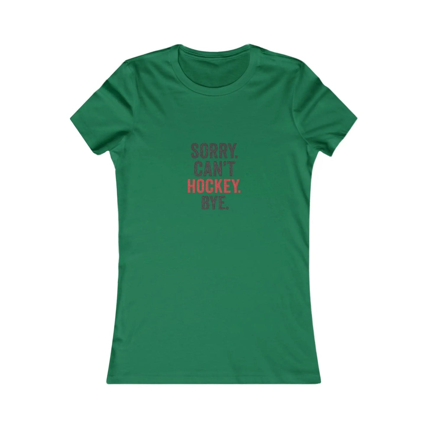Désolé, je ne peux pas, je suis au hockey. Au revoir. T-shirt drôle pour maman de hockey.