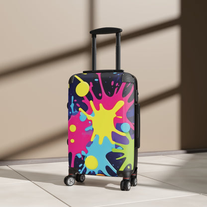 Valise Éclaboussures de Couleurs — Bagage Cabine Taches de Peinture Vives pour Voyageurs