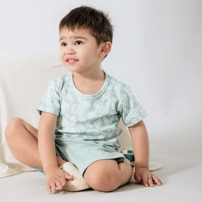 Baby/Kids' Bamboo All-Over Print T-Shirt | Saltwater Floral