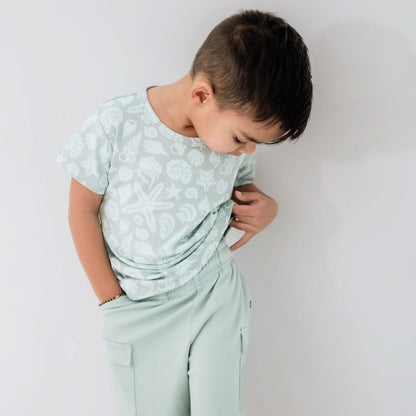 Baby/Kids' Bamboo All-Over Print T-Shirt | Flamingo Fête