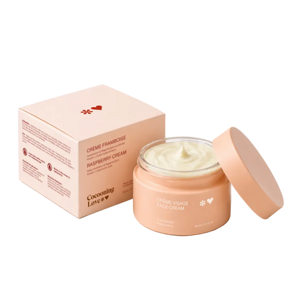 Crème visage peaux mixtes à grasses - Framboise