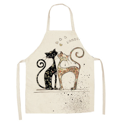 Tablier de chat mignon style dessin animé européen et américain