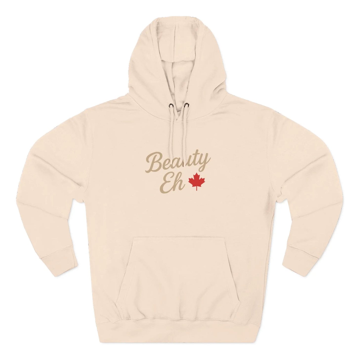 Chandail à capuchon Beauty Eh Canadian - Molleton à capuche Pride à la feuille d'érable - Vêtements de fête du Canada pour femmes - Molleton à capuchon doublé en polaire confortable