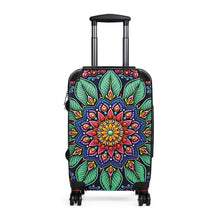 Mandala Floral Suitcase – Colorful Boho Carry-On Luggage