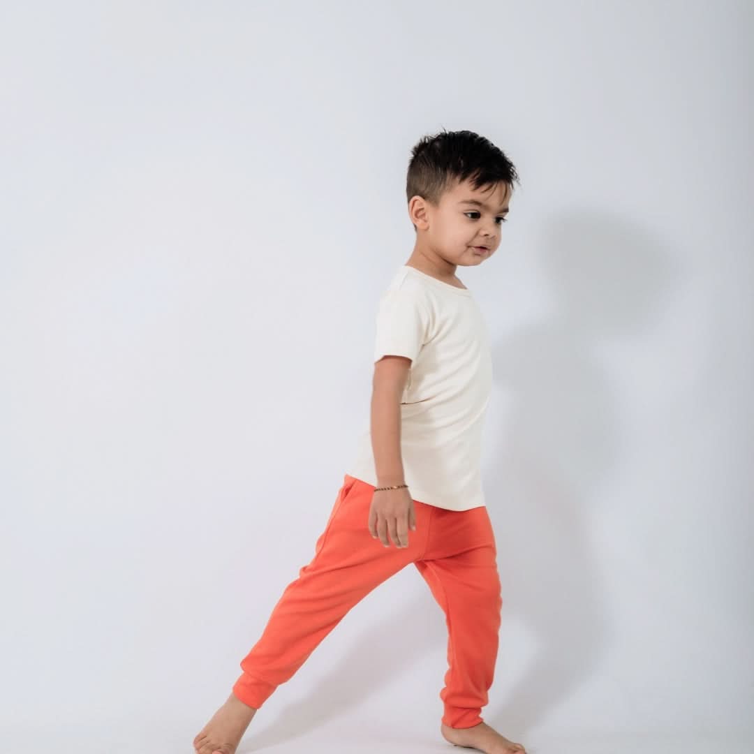 Baby/Kids' Bamboo T-Shirt | Tangerine Crush