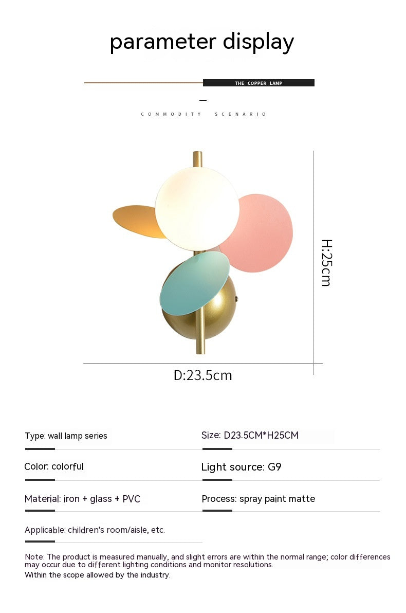 Suspension luminaire scandinave Macaron – Lampe créative en verre pour salle à manger et salon avec éclairage LED G9