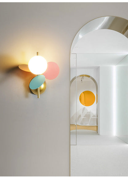 Suspension luminaire scandinave Macaron – Lampe créative en verre pour salle à manger et salon avec éclairage LED G9