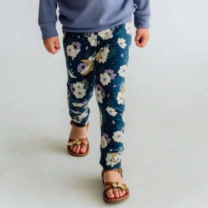 Kids' Bamboo Leggings | Celestial Floral