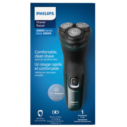 PHILIPS X3002/00 Electric Shaver Series X3000 Wet & Dry