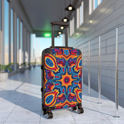 Valise cabine motif Kaléidoscope – Bagage de voyage bohème et vif
