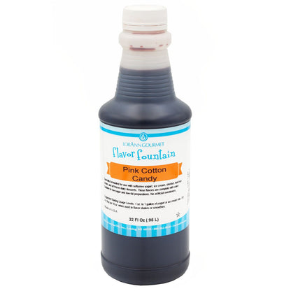 Pink Cotton Candy Flavor - 4 oz. - 32 oz. - Ice Cream and Beverage Flavors - LorAnn Oils - Canadian Distribution - Ships Free Within Canada on Orders Above CAD $199