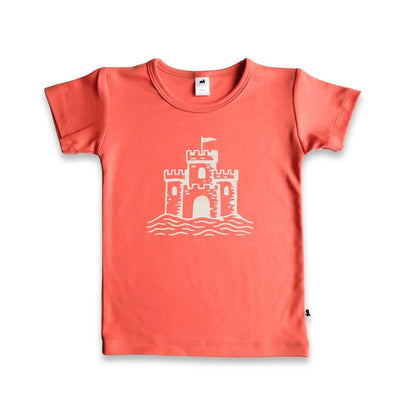 Baby/Kids' Bamboo Graphic T-Shirt | "Ice Cream Dash" On Tidal Blue
