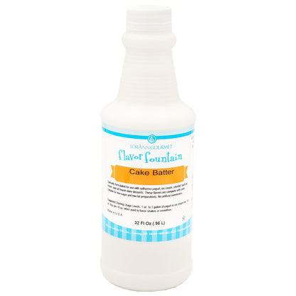 Cake Batter (White) Flavor - 4 oz. - 32 oz. - Ice Cream and Beverage Flavors - LorAnn Oils - Canadian Distribution - Ships Free Within Canada on Orders Above CAD $199