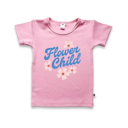 Baby/Kids' Bamboo Graphic T-Shirt | "Ice Cream Dash" On Tidal Blue