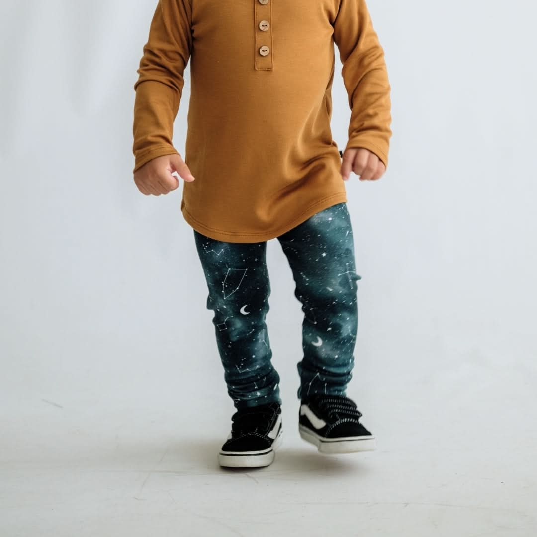 Kids' Bamboo Leggings | Night Sky