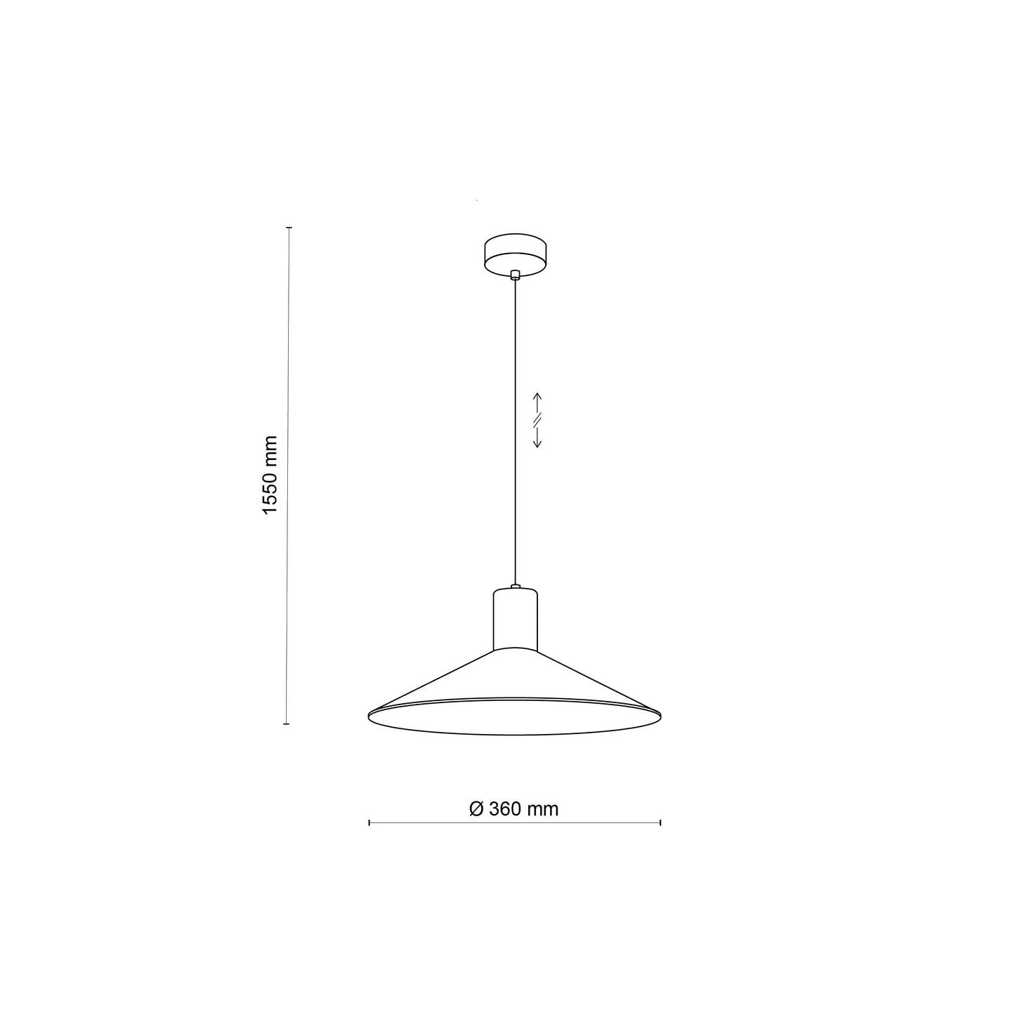 JUMP Black Industrial Pendant Light for Kitchen Island & Dining Table