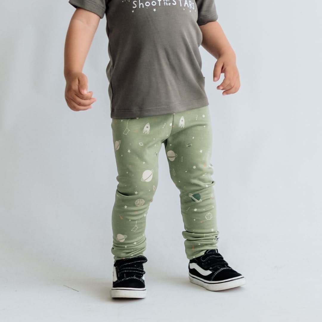Kids' Bamboo Leggings | Outer Space