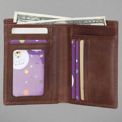 MET Portefeuille droit en cuir pour homme