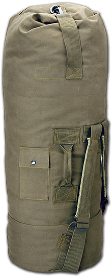 Sac polochon mondialement connu, nouvelle édition, avec anneau pour cadenas, couleur olive