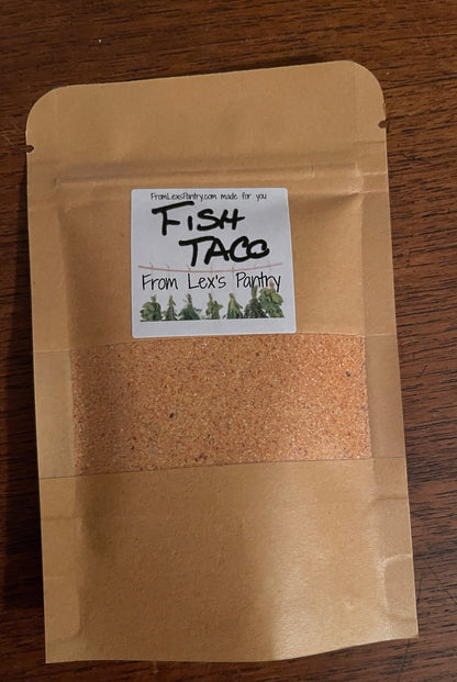 Drague aux épices pour tacos au poisson