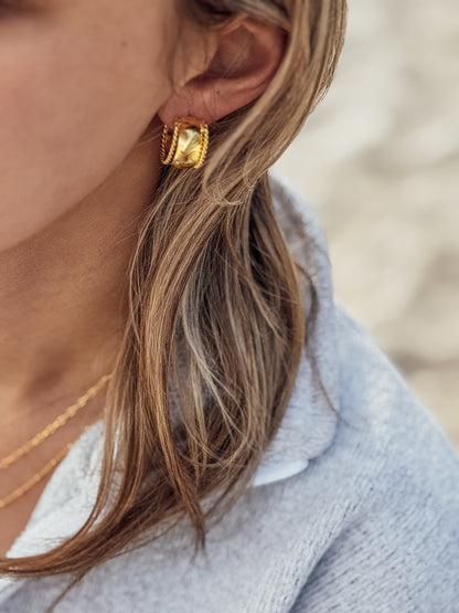 Les boucles d'oreilles créoles Sidney