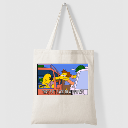 Back to Winnipeg Tote Bag