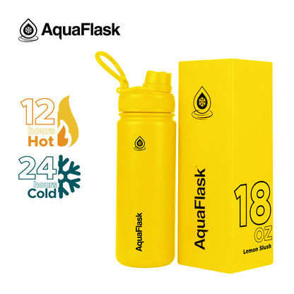 Bouteilles d'eau isothermes sous vide AquaFlask Original 530ml (18oz)