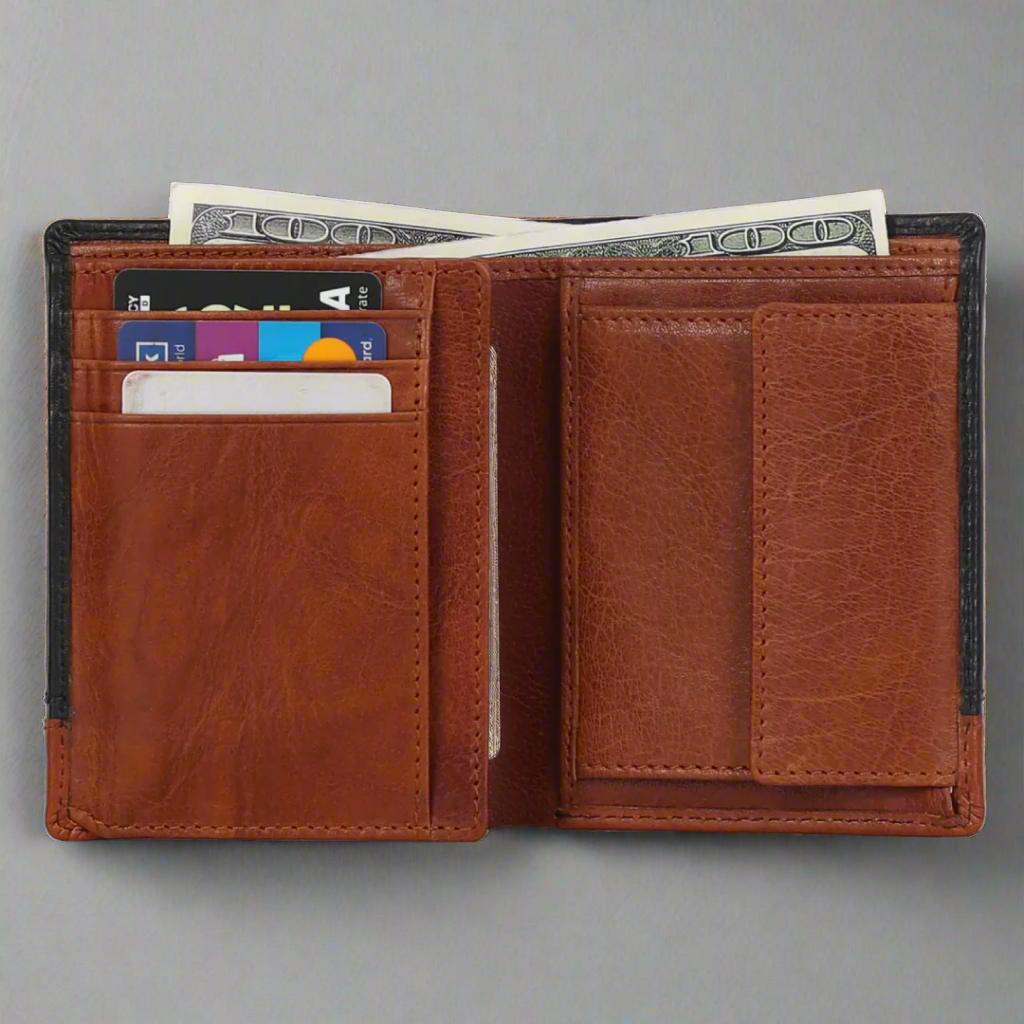 MET Portefeuille droit en cuir pour homme