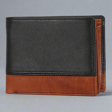 Portefeuille pliable BOL noir/marron