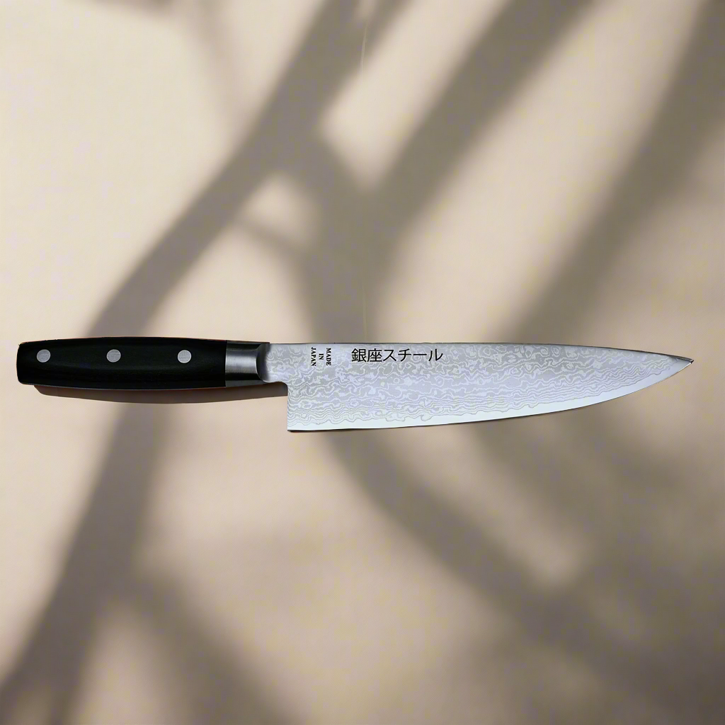 Couteau de chef/Gyuto HAYAMI 200 - Acier Damas 69 couches VG10 - 200 mm