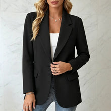 European & American-Style Elegant Cardigan Coat for Women