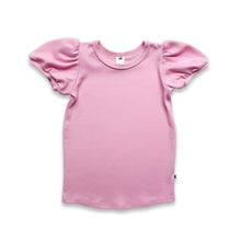 Kids Bamboo Puffed Sleeve T-Shirt | Taffy Pink