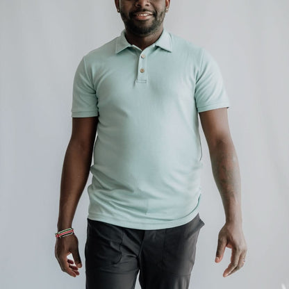 Men's Bamboo Polo Shirt | Leaf Green