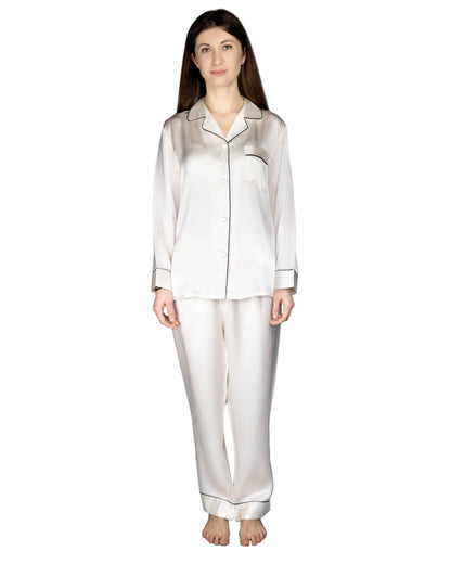 100% Silk Pajama Set, Maia