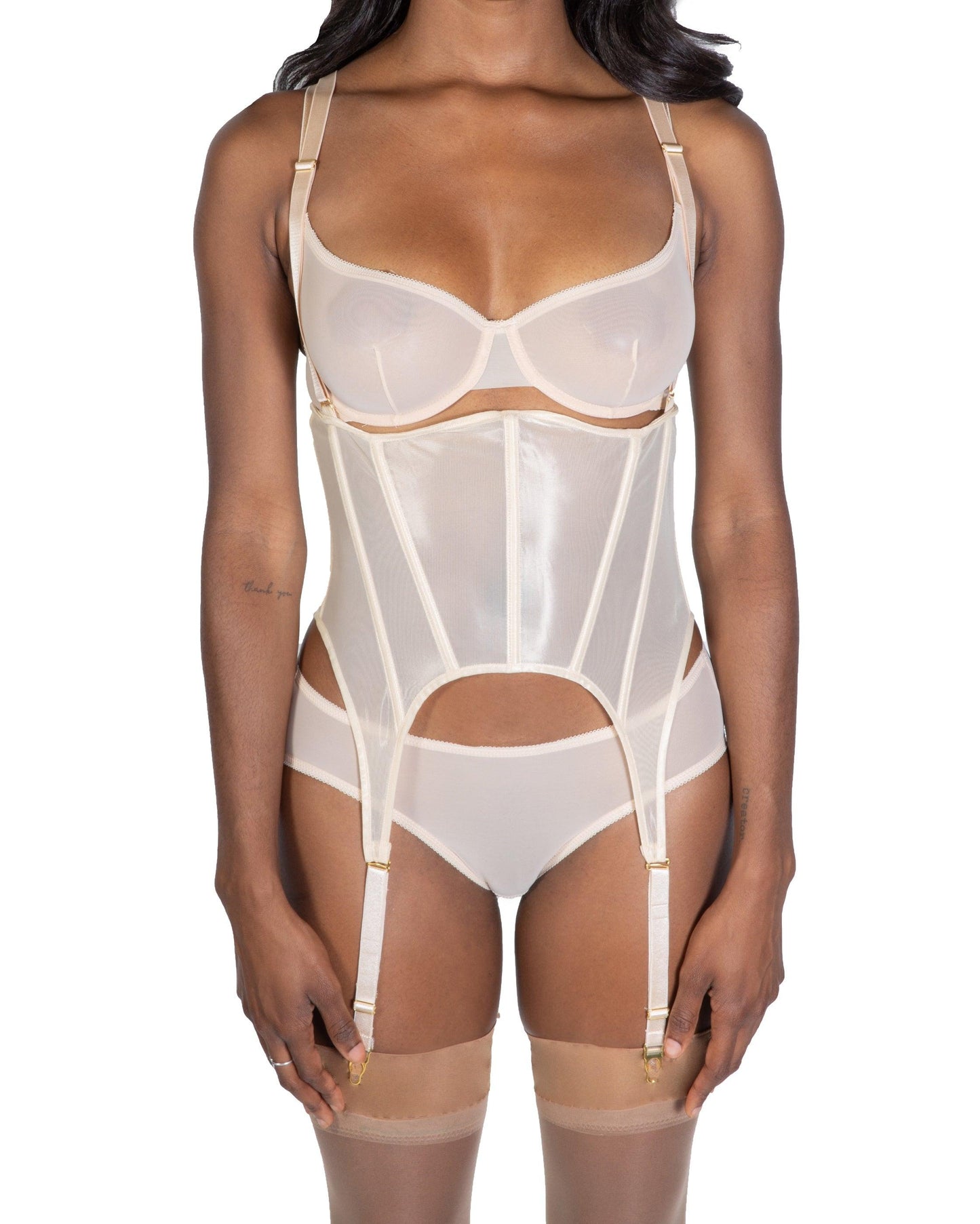 Sheer Corset Garter, Beta