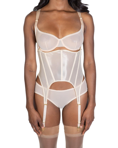 Sheer Corset Garter, Beta