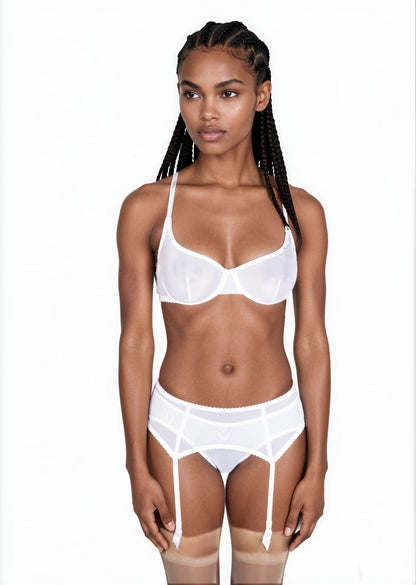 Gomeisa Sheer Mesh Bra With Soft Cup