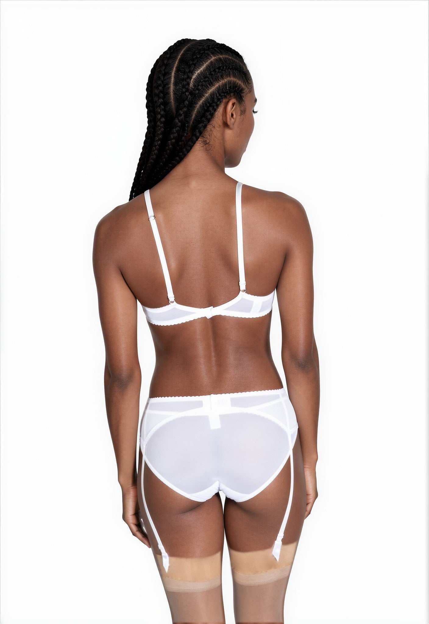 Gomeisa Sheer Mesh Bra With Soft Cup