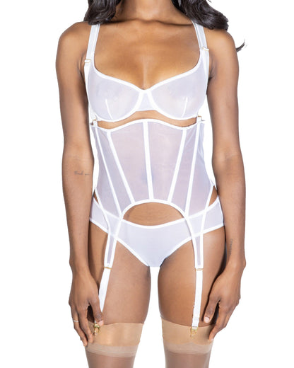 Sheer Corset Garter, Beta