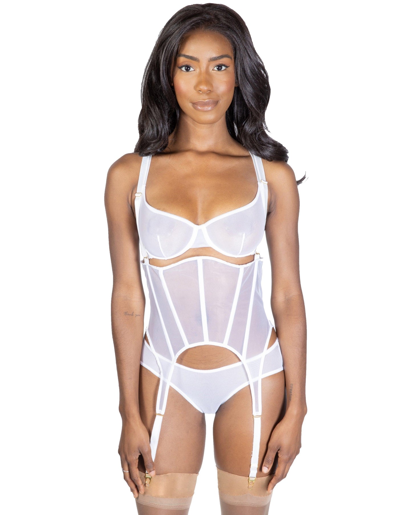 Sheer Corset Garter, Beta
