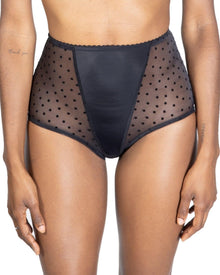 High-Waist Polkadot Panties Full Coverage, Deneb