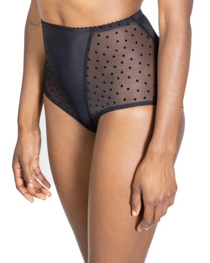 High-Waist Polkadot Panties Full Coverage, Deneb