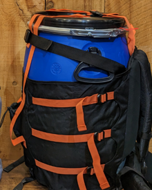 Sac à dos avec harnais pour fût Darrell's Barrels 60 L