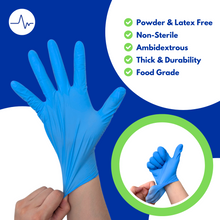 Gants d'examen en nitrile 5 mil Pacific First Aid