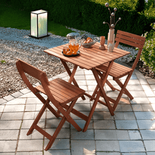 Ensemble table et chaises de bistrot pliantes